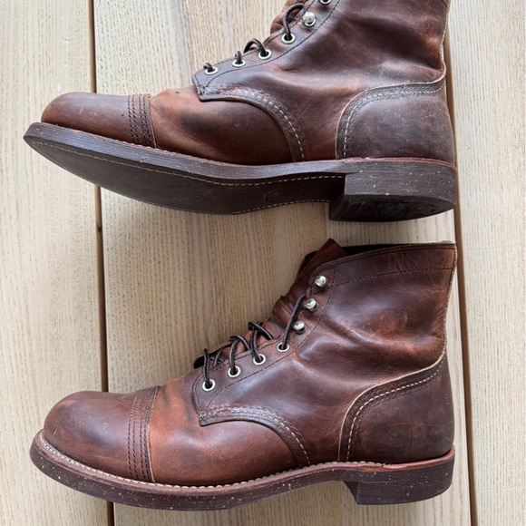 Red Wing Iron Ranger Work Boot - US Size 10D Amber Harness Leather - Picture 2 of 6